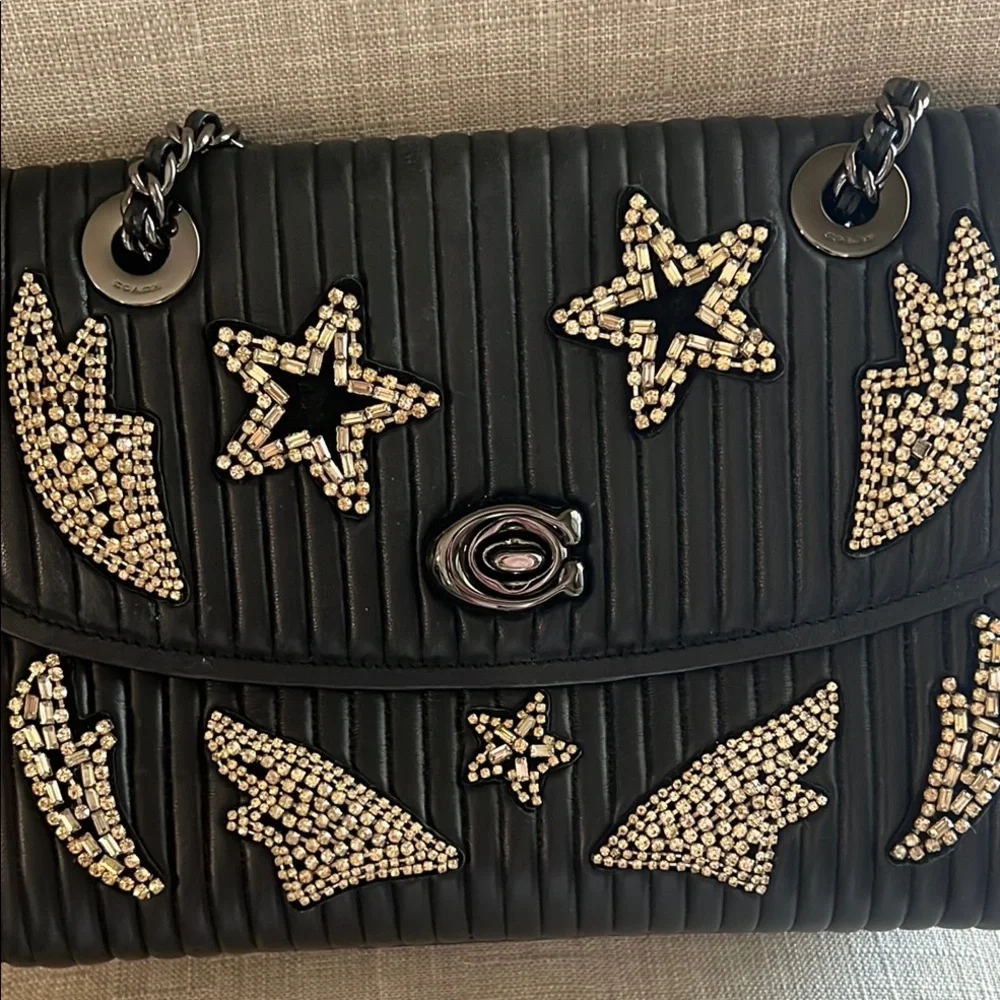 Coach Limited Edition PARKER Black Bag GUC - Picture 7 of 12
